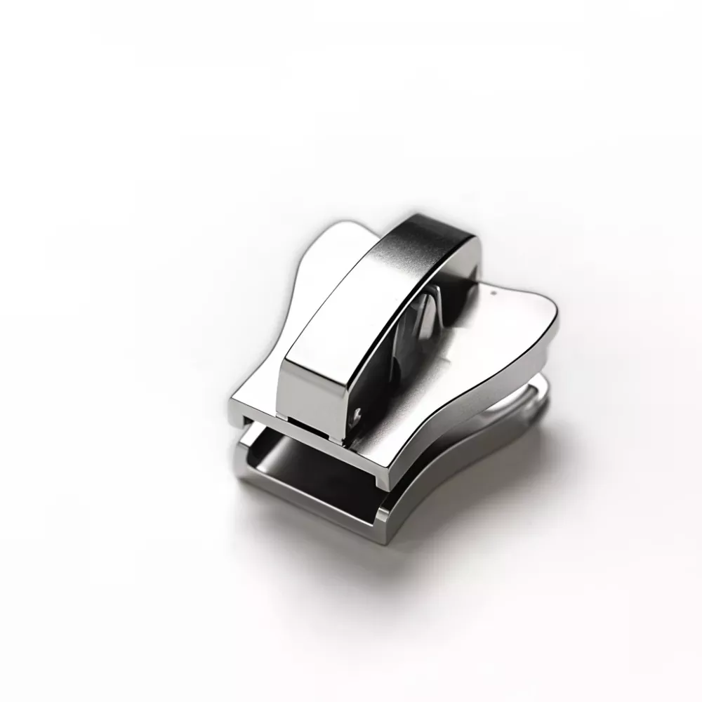 Controle deslizante de bloqueio automático para zíper de plástico