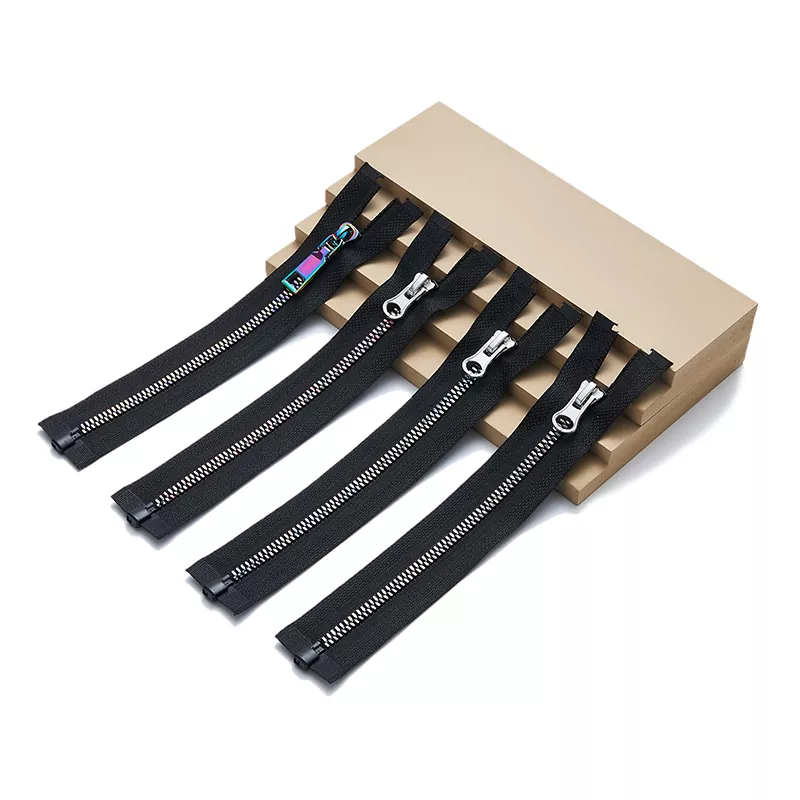 Zíper revestido de plástico