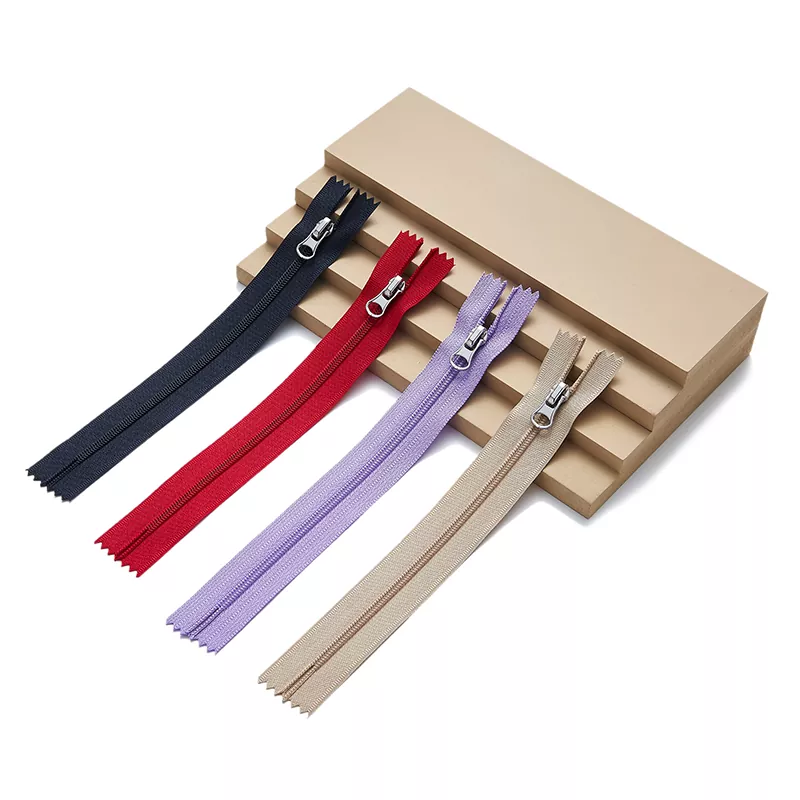 Zíper de nylon padrão